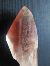 Лемурийский кристалл звездного семени, скарлетт, с уникальным рисунком, самоисцеленный